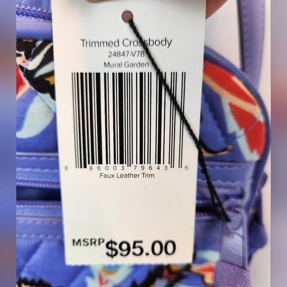 Vera Bradley Mural Garden Crossbody - Picture 7 of 7